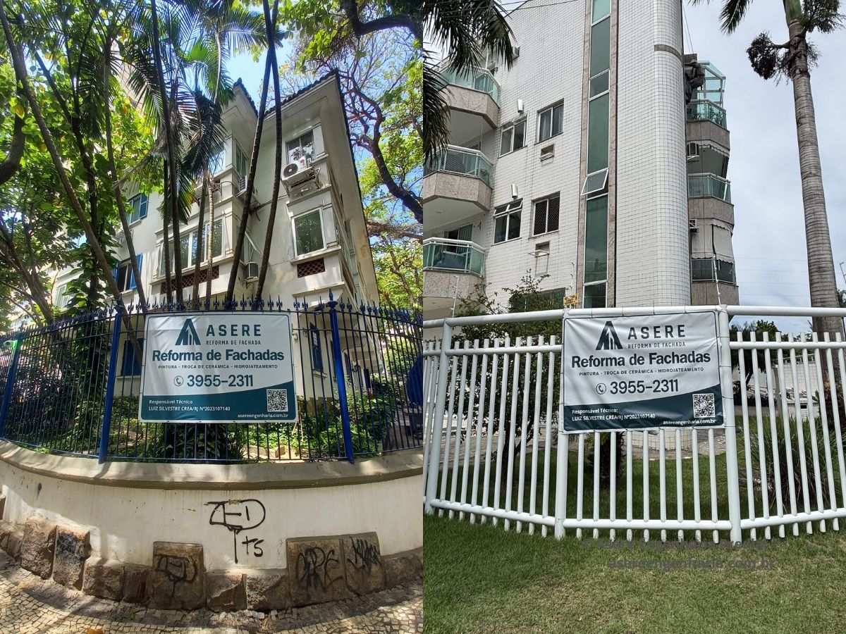 Depoimentos sobre reforma de fachada e obras executadas pela ASERE no Rio de Janeiro