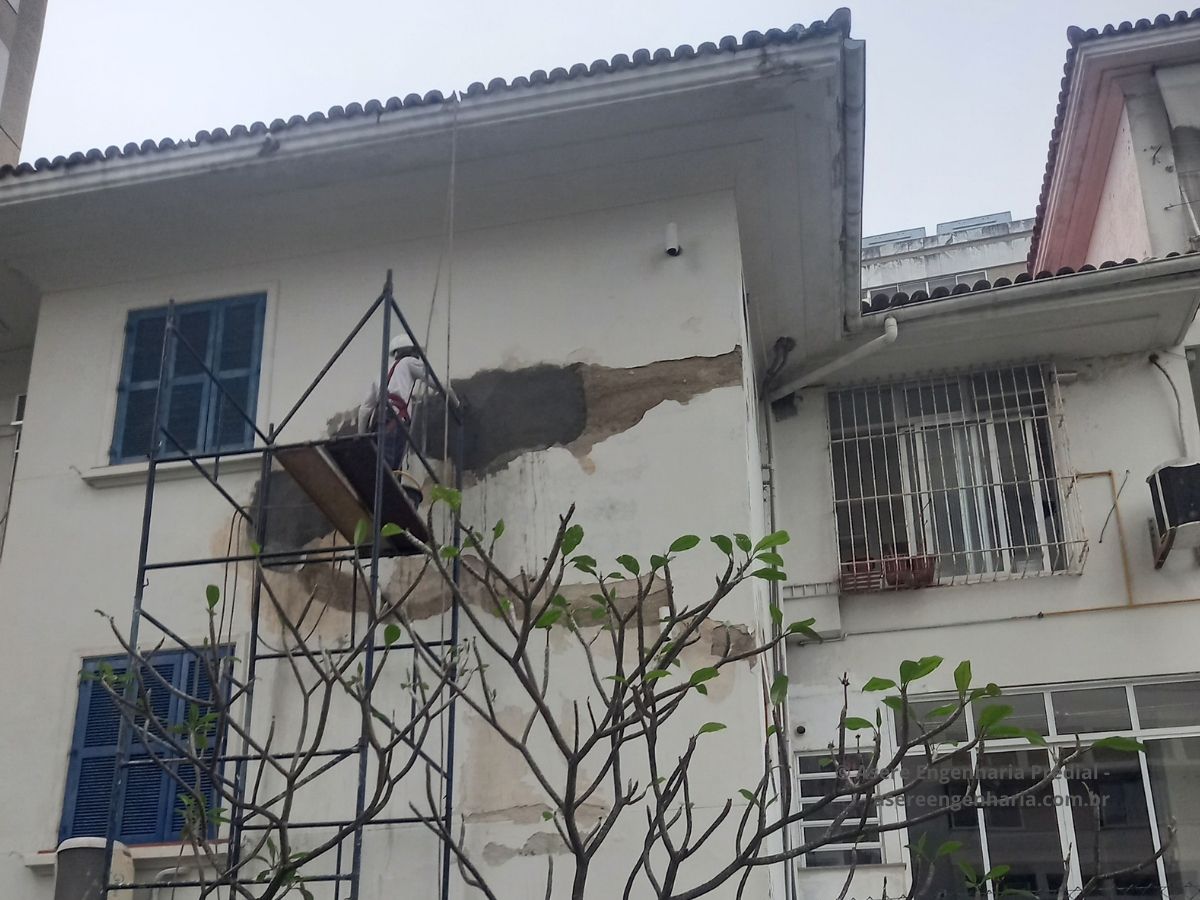 Recuperação de revestimentos em fachada predial - Asere Rio de Janeiro